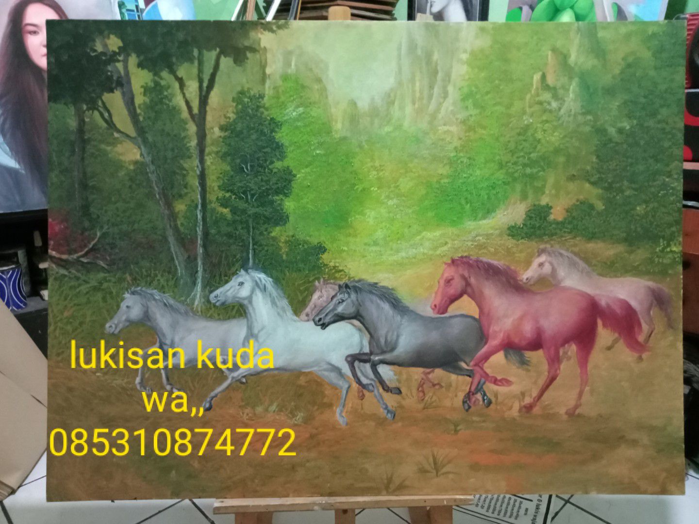 Toko Lukisan Kanvas: galeri seniman kanvas