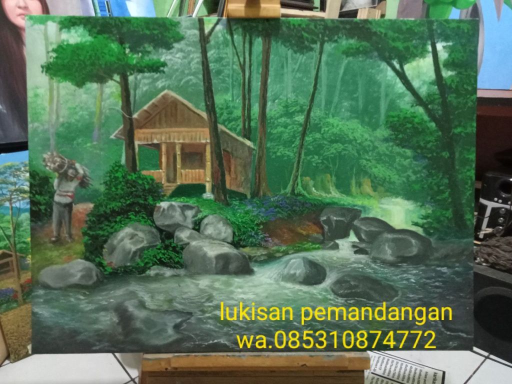Jual lukisan kanvas terdekat bekasi jakarta 4